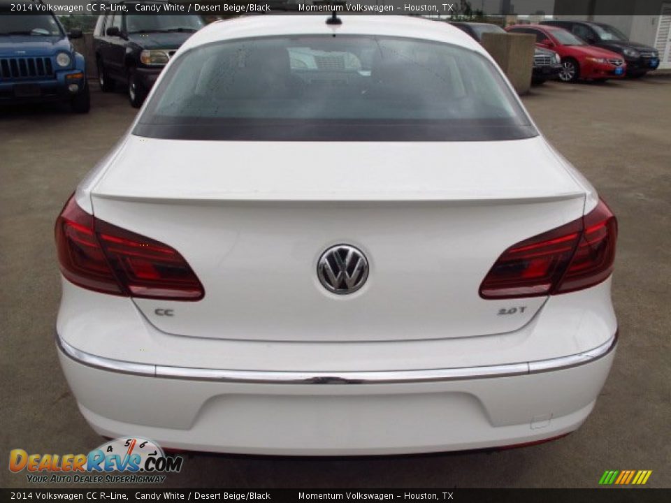 2014 Volkswagen CC R-Line Candy White / Desert Beige/Black Photo #5