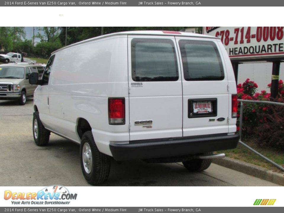 2014 Ford E-Series Van E250 Cargo Van Oxford White / Medium Flint Photo #7