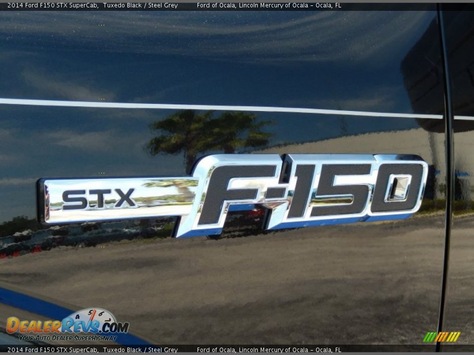2014 Ford F150 STX SuperCab Tuxedo Black / Steel Grey Photo #5