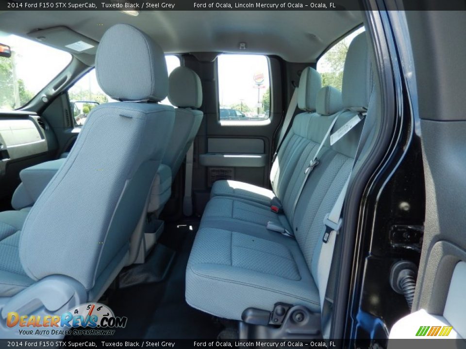 Rear Seat of 2014 Ford F150 STX SuperCab Photo #7