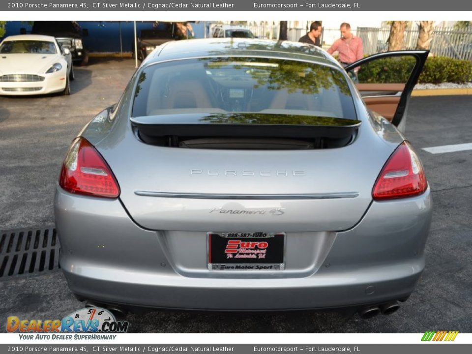 2010 Porsche Panamera 4S GT Silver Metallic / Cognac/Cedar Natural Leather Photo #5