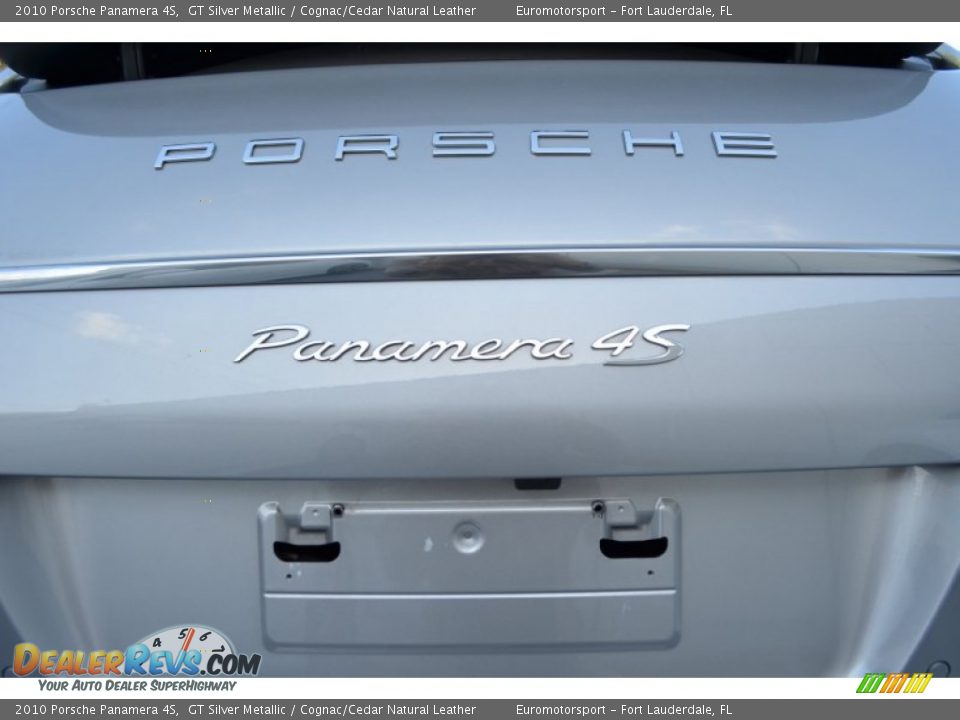 2010 Porsche Panamera 4S GT Silver Metallic / Cognac/Cedar Natural Leather Photo #8