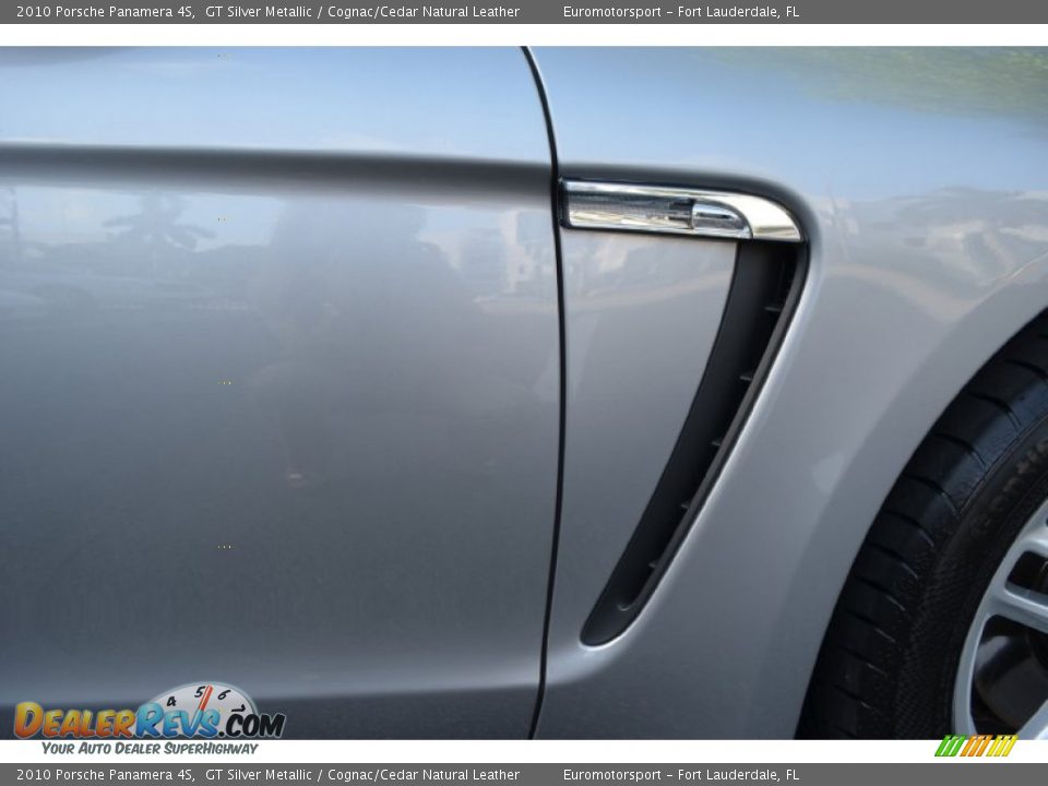 2010 Porsche Panamera 4S GT Silver Metallic / Cognac/Cedar Natural Leather Photo #9