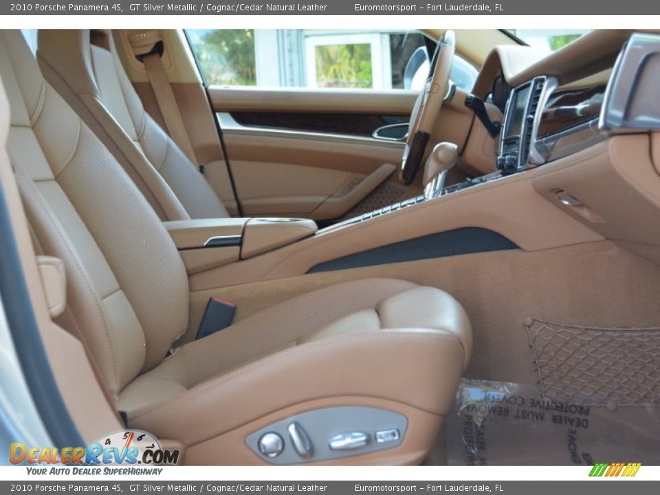 2010 Porsche Panamera 4S GT Silver Metallic / Cognac/Cedar Natural Leather Photo #19