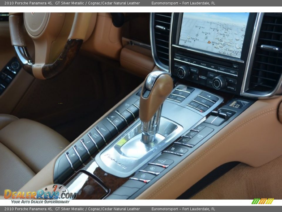 2010 Porsche Panamera 4S GT Silver Metallic / Cognac/Cedar Natural Leather Photo #22