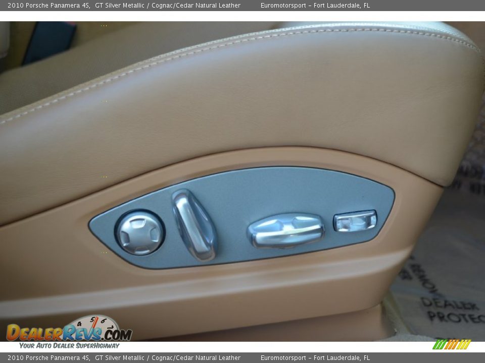 2010 Porsche Panamera 4S GT Silver Metallic / Cognac/Cedar Natural Leather Photo #26