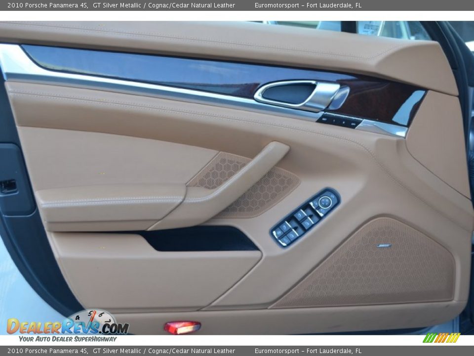 2010 Porsche Panamera 4S GT Silver Metallic / Cognac/Cedar Natural Leather Photo #29