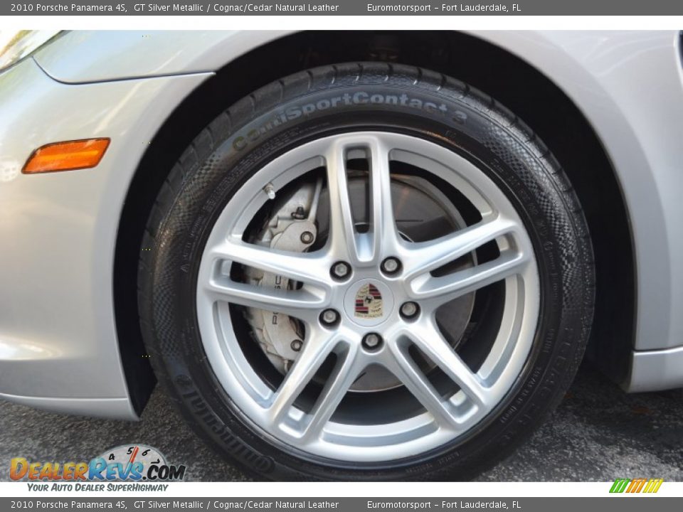 2010 Porsche Panamera 4S GT Silver Metallic / Cognac/Cedar Natural Leather Photo #34