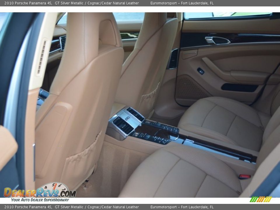 2010 Porsche Panamera 4S GT Silver Metallic / Cognac/Cedar Natural Leather Photo #35