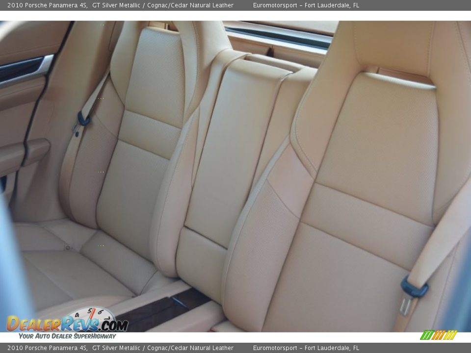 2010 Porsche Panamera 4S GT Silver Metallic / Cognac/Cedar Natural Leather Photo #36