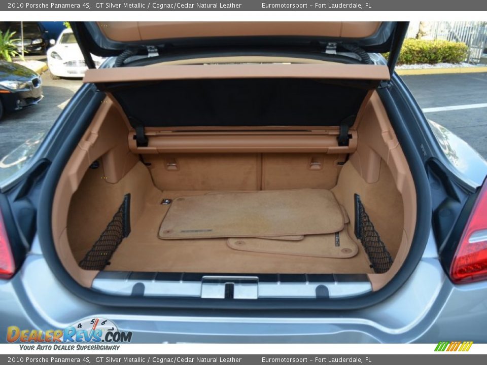 2010 Porsche Panamera 4S GT Silver Metallic / Cognac/Cedar Natural Leather Photo #38