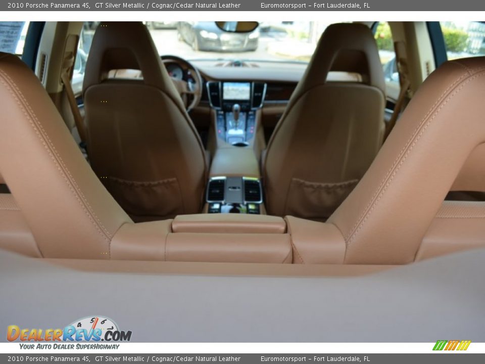 2010 Porsche Panamera 4S GT Silver Metallic / Cognac/Cedar Natural Leather Photo #39