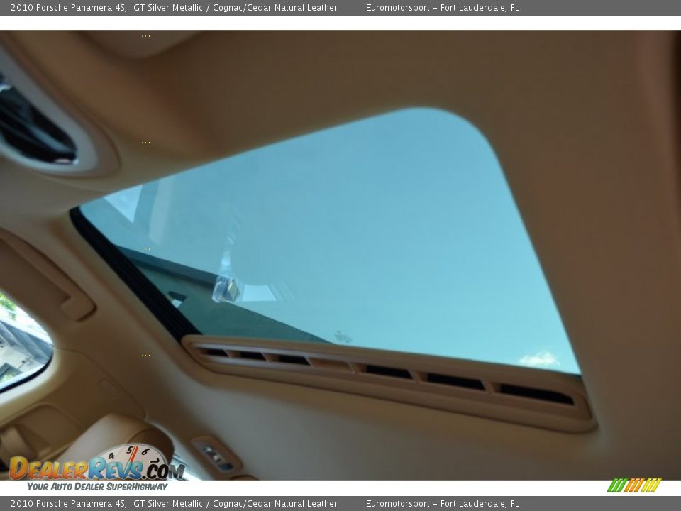 2010 Porsche Panamera 4S GT Silver Metallic / Cognac/Cedar Natural Leather Photo #41