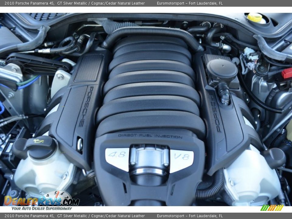 2010 Porsche Panamera 4S GT Silver Metallic / Cognac/Cedar Natural Leather Photo #43