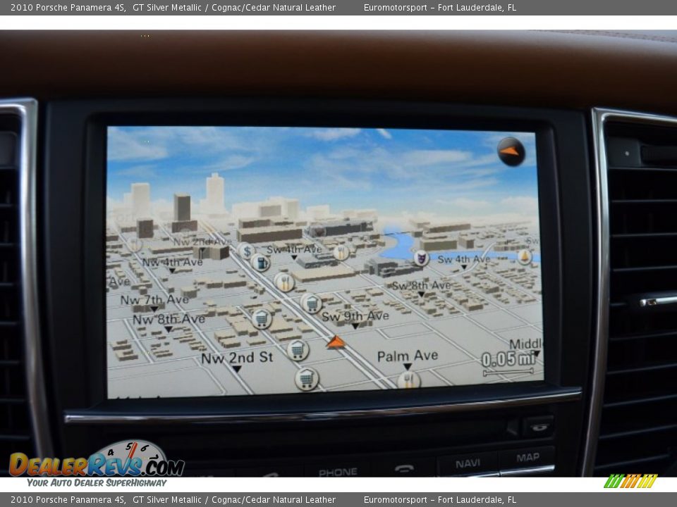 2010 Porsche Panamera 4S GT Silver Metallic / Cognac/Cedar Natural Leather Photo #44