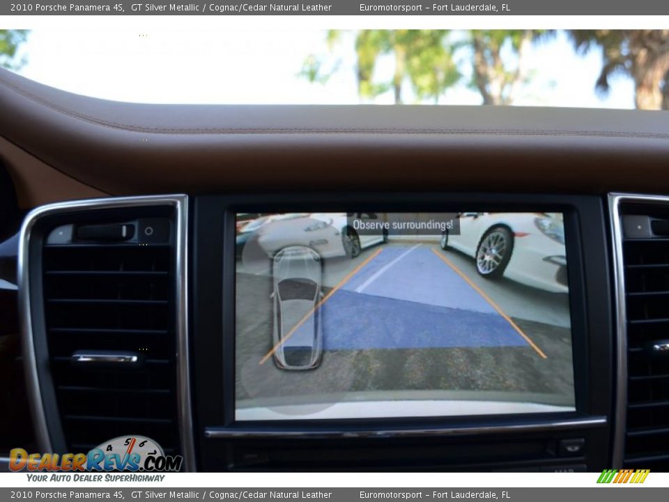 2010 Porsche Panamera 4S GT Silver Metallic / Cognac/Cedar Natural Leather Photo #45