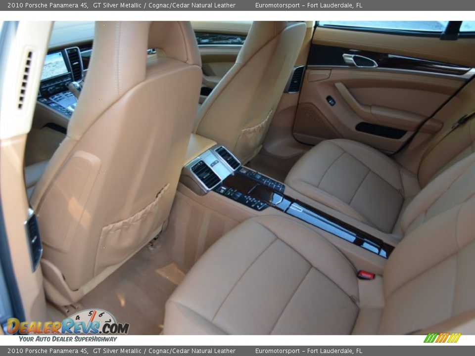 2010 Porsche Panamera 4S GT Silver Metallic / Cognac/Cedar Natural Leather Photo #46
