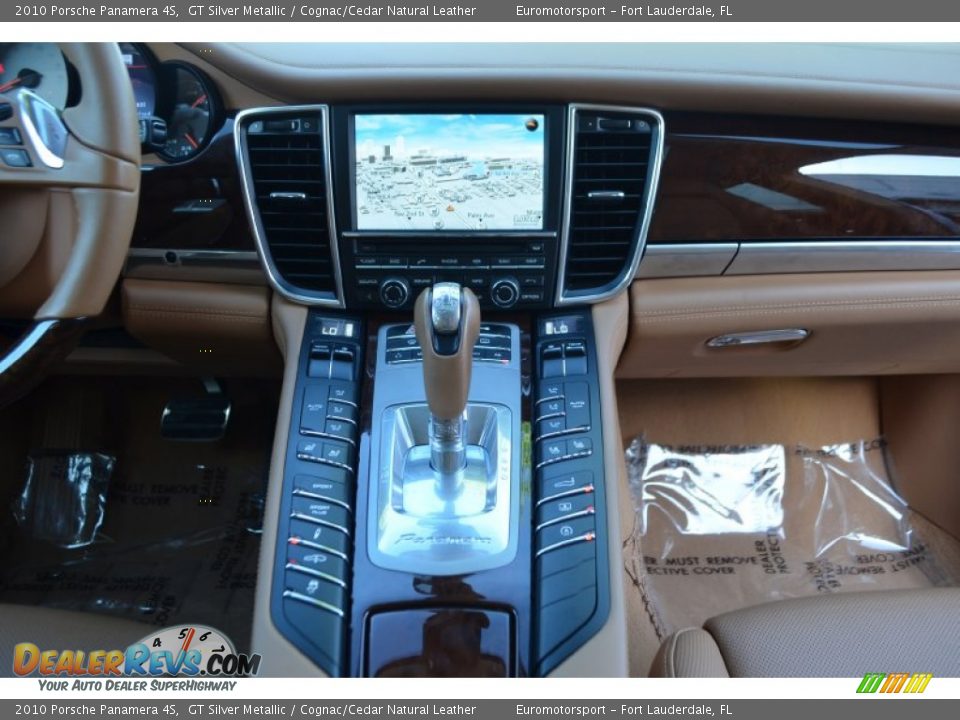 2010 Porsche Panamera 4S GT Silver Metallic / Cognac/Cedar Natural Leather Photo #49