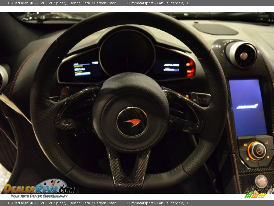 2014 McLaren MP4-12C 12C Spider Steering Wheel Photo #50