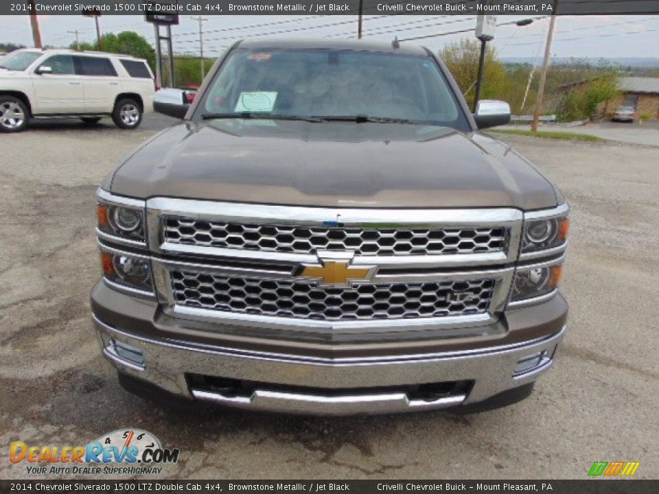 2014 Chevrolet Silverado 1500 LTZ Double Cab 4x4 Brownstone Metallic / Jet Black Photo #4