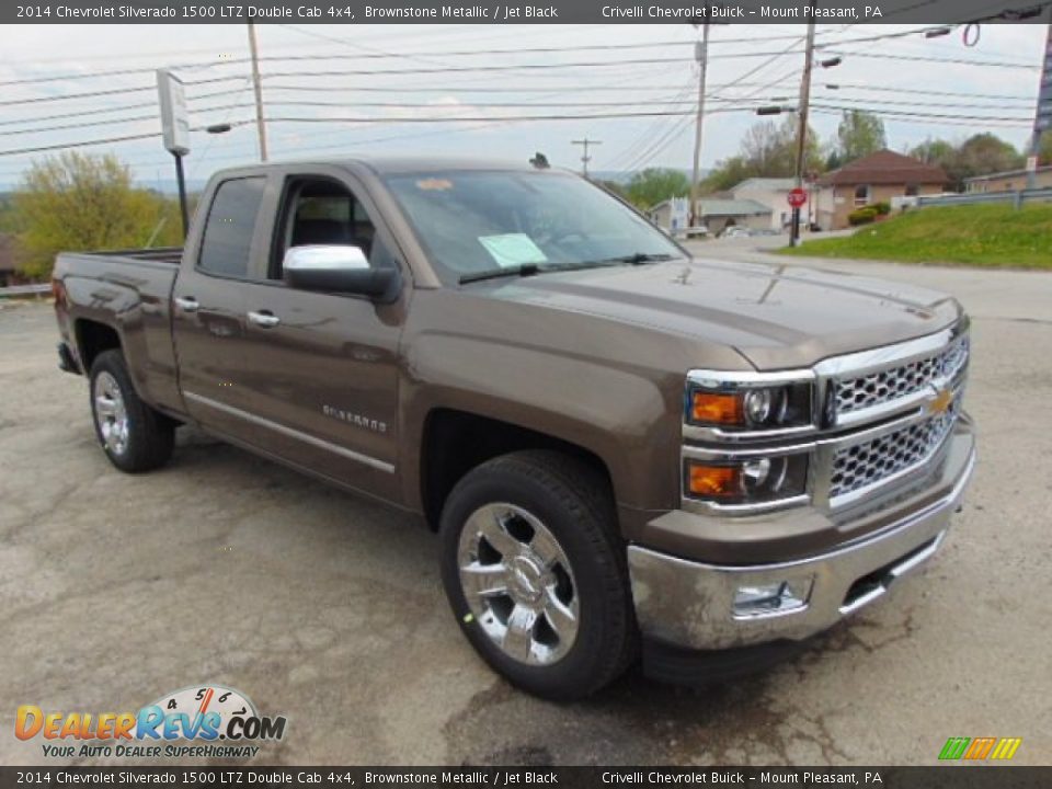 2014 Chevrolet Silverado 1500 LTZ Double Cab 4x4 Brownstone Metallic / Jet Black Photo #6