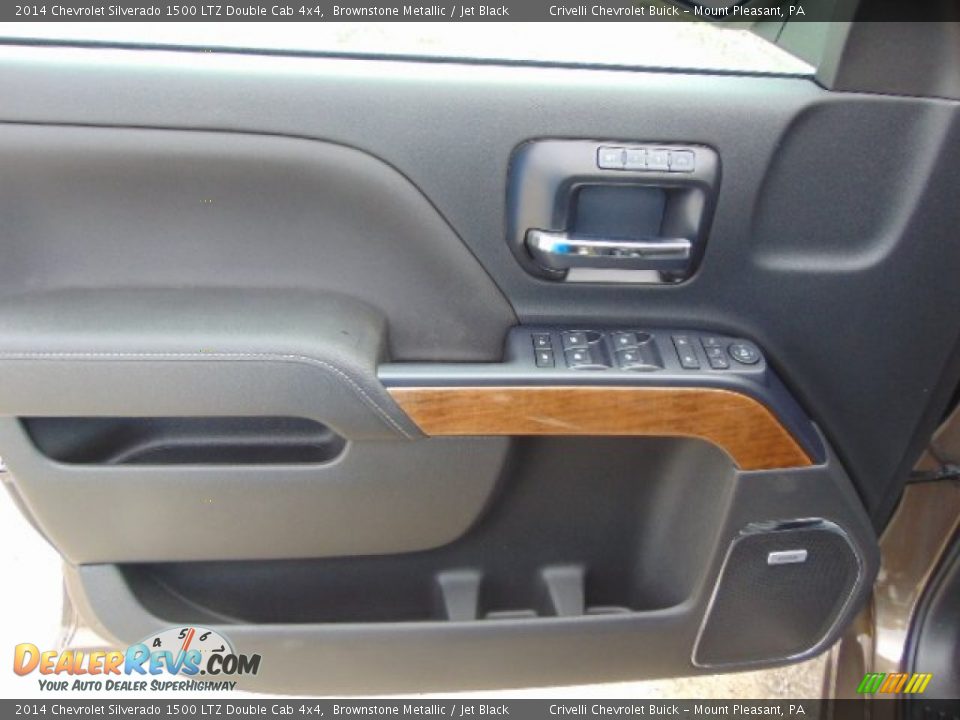 2014 Chevrolet Silverado 1500 LTZ Double Cab 4x4 Brownstone Metallic / Jet Black Photo #9