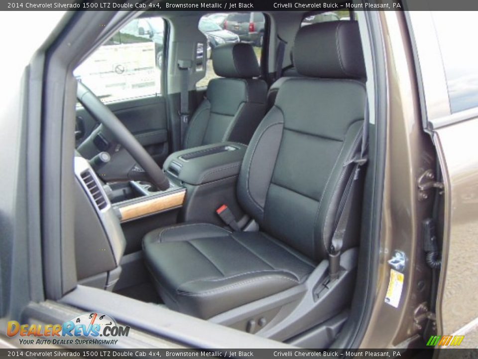 Front Seat of 2014 Chevrolet Silverado 1500 LTZ Double Cab 4x4 Photo #12