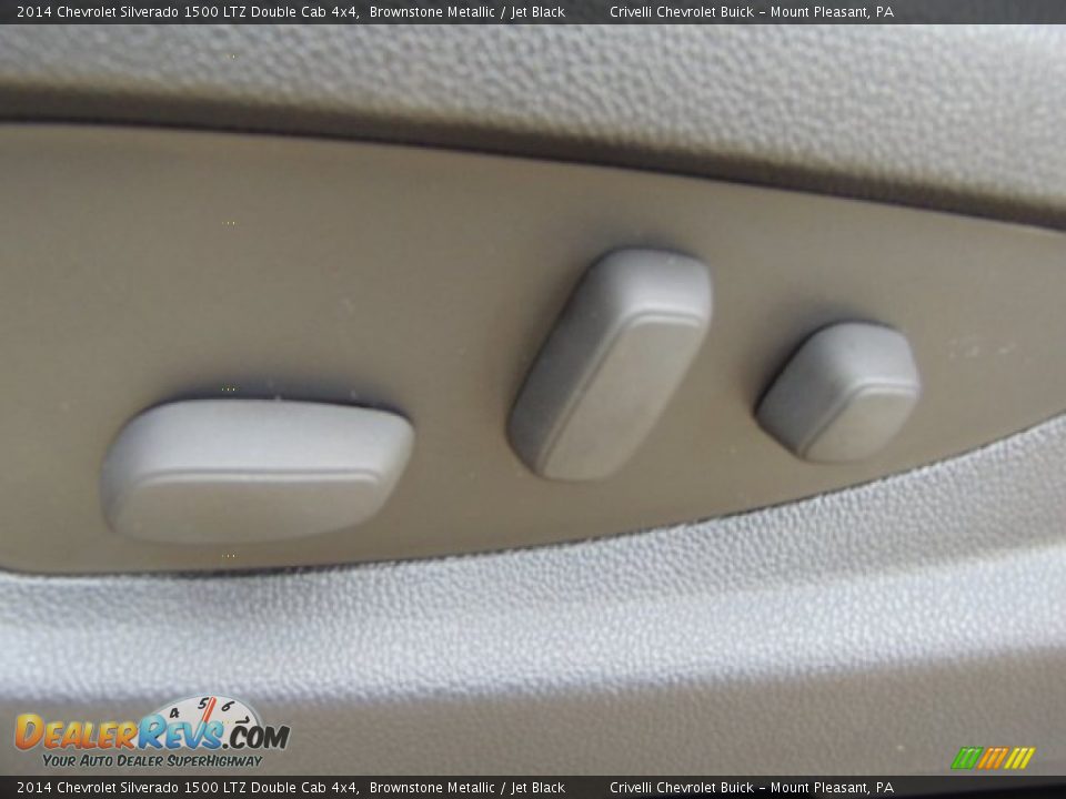 2014 Chevrolet Silverado 1500 LTZ Double Cab 4x4 Brownstone Metallic / Jet Black Photo #13