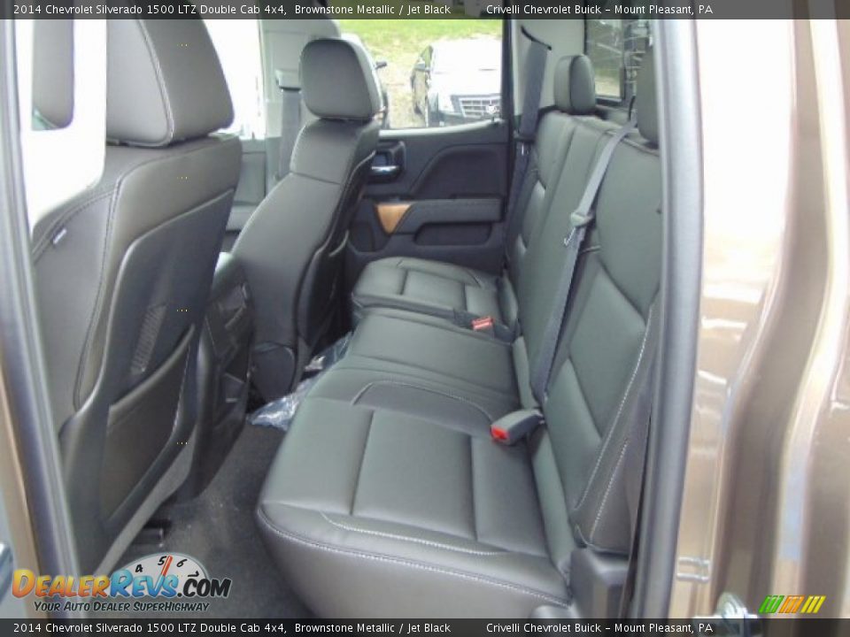 Rear Seat of 2014 Chevrolet Silverado 1500 LTZ Double Cab 4x4 Photo #14