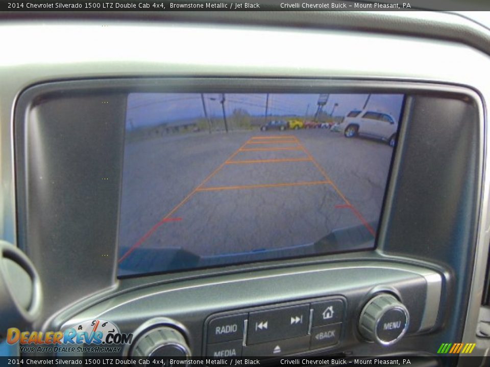 2014 Chevrolet Silverado 1500 LTZ Double Cab 4x4 Brownstone Metallic / Jet Black Photo #17