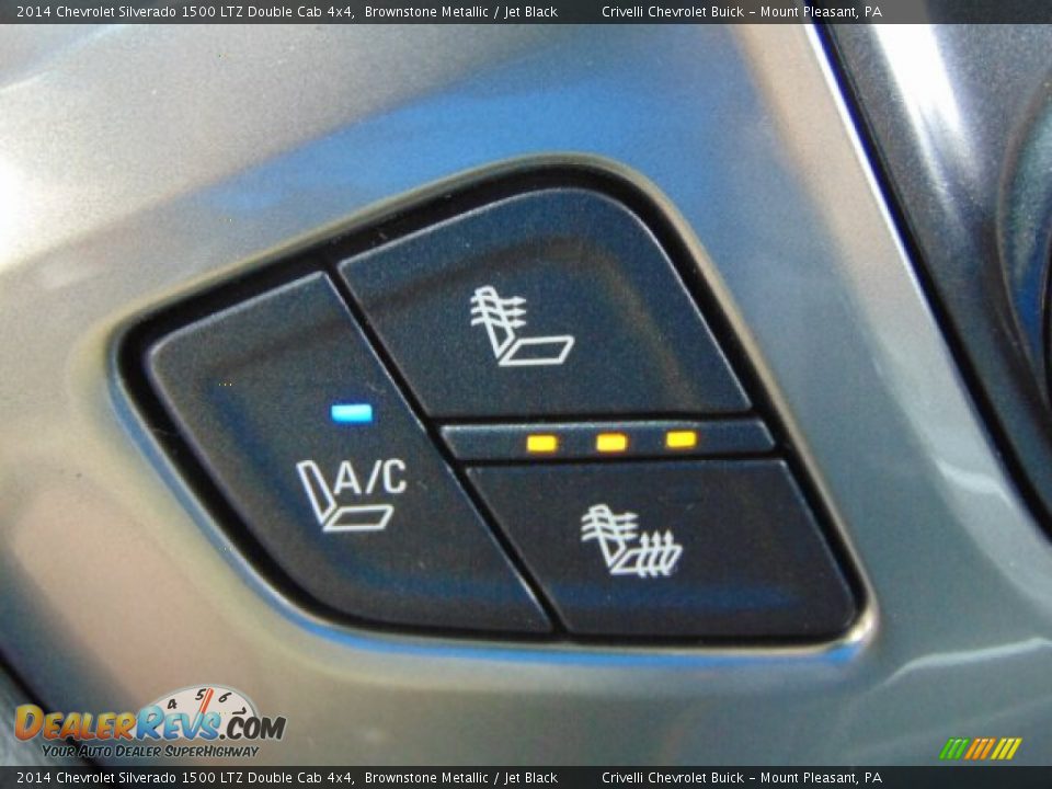 Controls of 2014 Chevrolet Silverado 1500 LTZ Double Cab 4x4 Photo #18