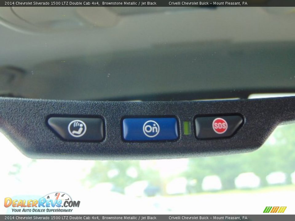 2014 Chevrolet Silverado 1500 LTZ Double Cab 4x4 Brownstone Metallic / Jet Black Photo #19