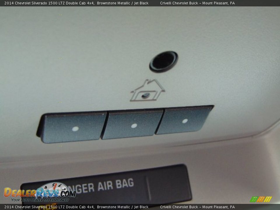2014 Chevrolet Silverado 1500 LTZ Double Cab 4x4 Brownstone Metallic / Jet Black Photo #20