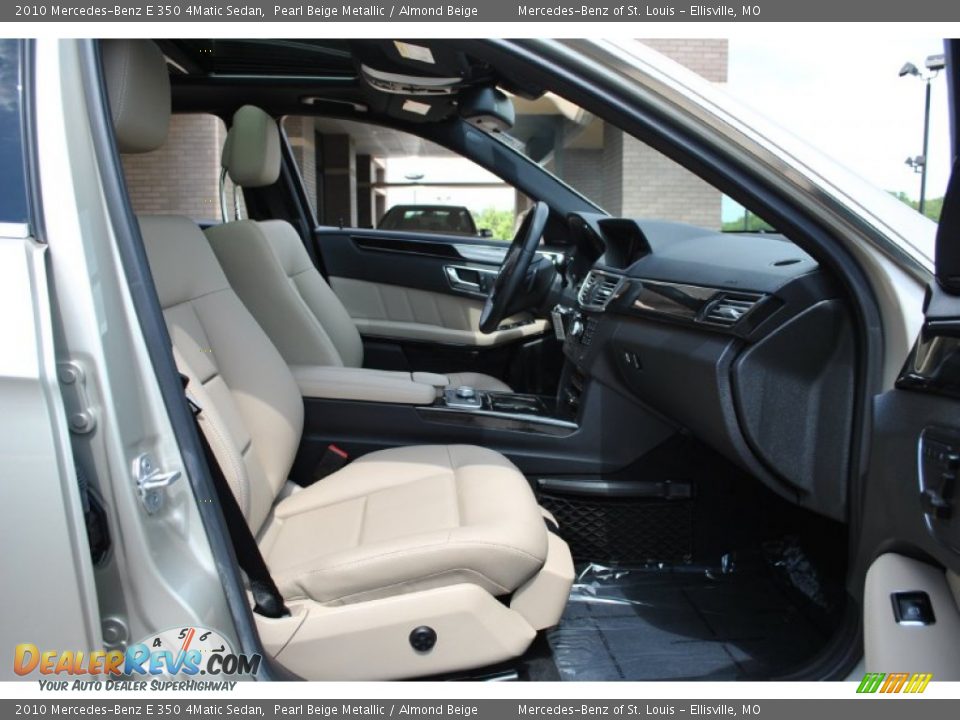 2010 Mercedes-Benz E 350 4Matic Sedan Pearl Beige Metallic / Almond Beige Photo #4