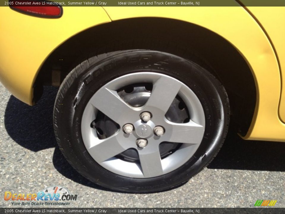 2005 Chevrolet Aveo LS Hatchback Summer Yellow / Gray Photo #7