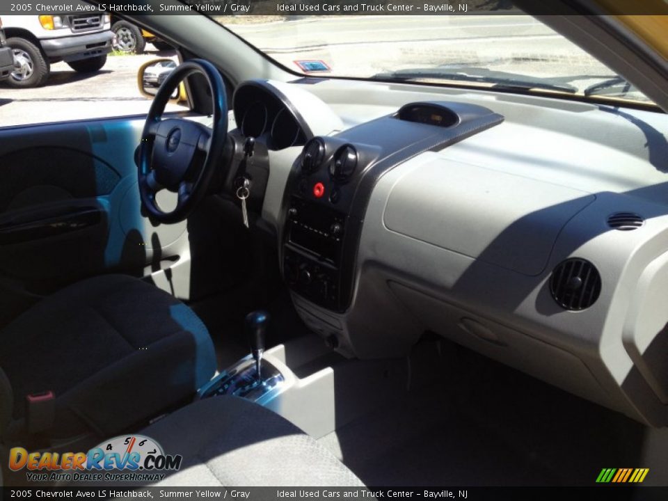 2005 Chevrolet Aveo LS Hatchback Summer Yellow / Gray Photo #10