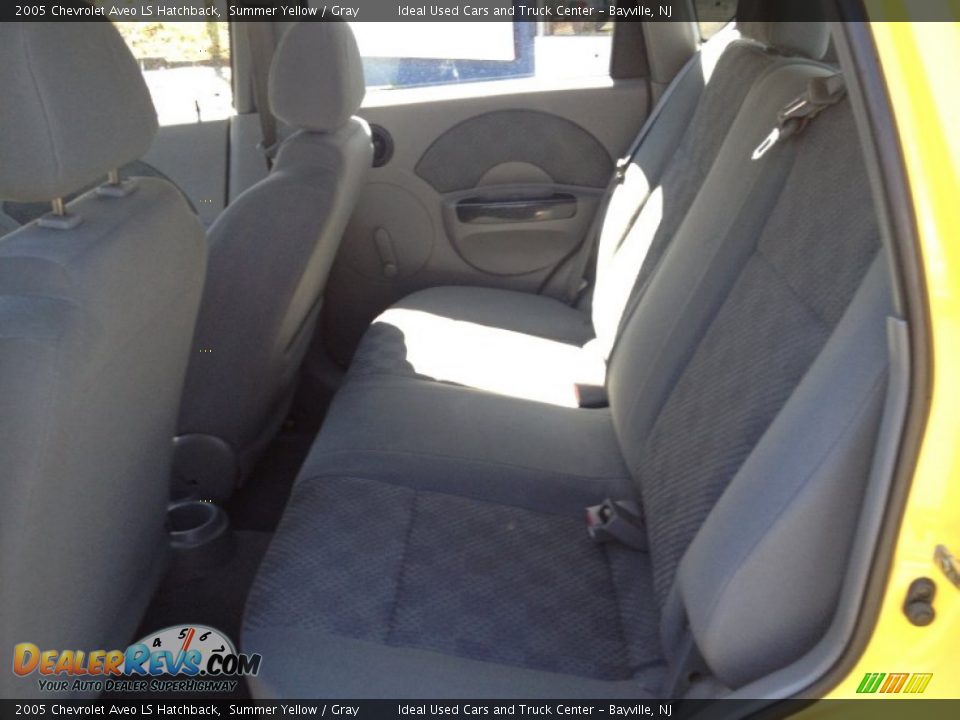 2005 Chevrolet Aveo LS Hatchback Summer Yellow / Gray Photo #20