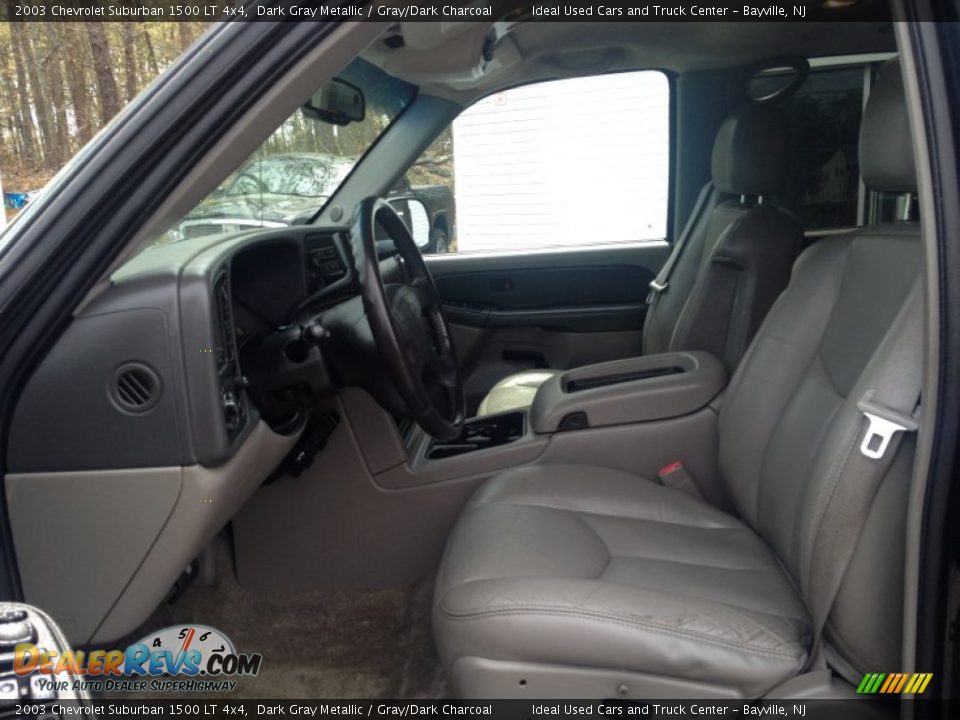 2003 Chevrolet Suburban 1500 LT 4x4 Dark Gray Metallic / Gray/Dark Charcoal Photo #28