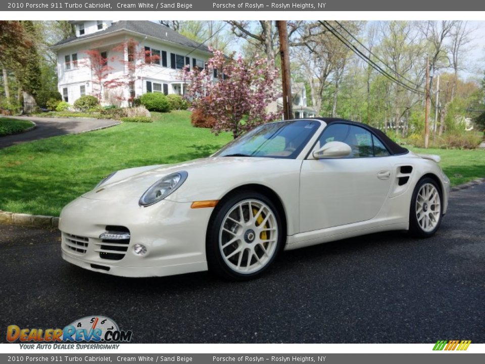 Front 3/4 View of 2010 Porsche 911 Turbo Cabriolet Photo #1