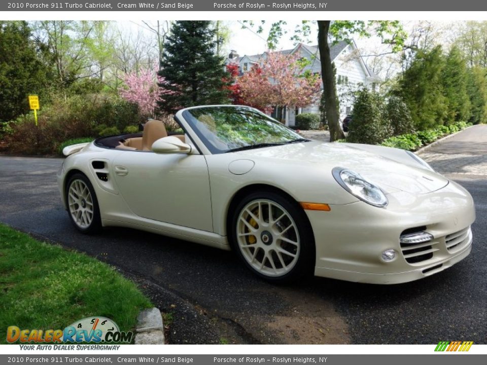 Front 3/4 View of 2010 Porsche 911 Turbo Cabriolet Photo #8