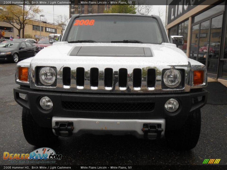 2008 Hummer H3 Birch White / Light Cashmere Photo #2