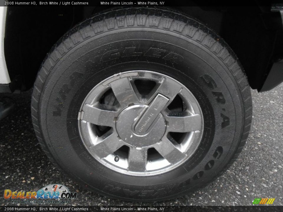 2008 Hummer H3 Birch White / Light Cashmere Photo #3