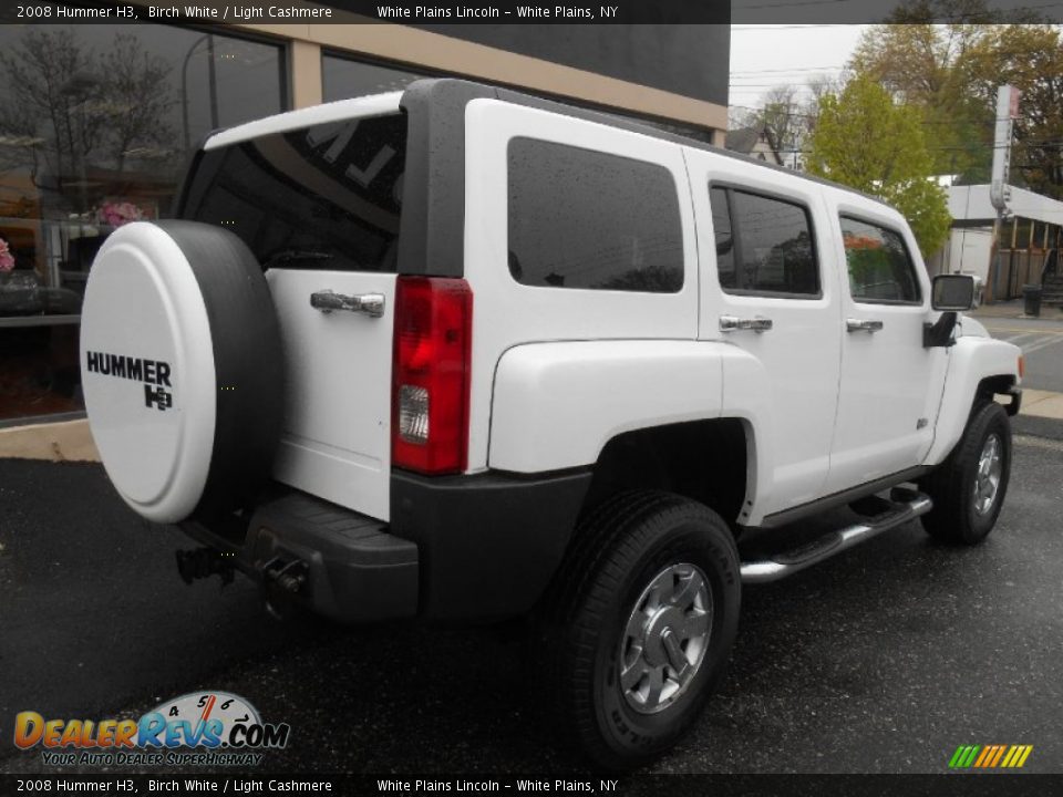 2008 Hummer H3 Birch White / Light Cashmere Photo #4