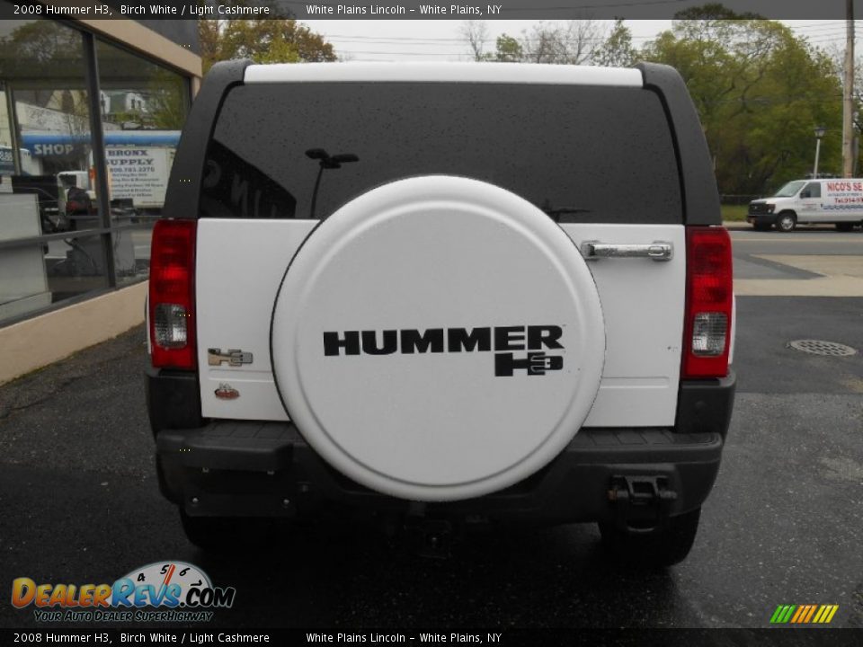 2008 Hummer H3 Birch White / Light Cashmere Photo #5