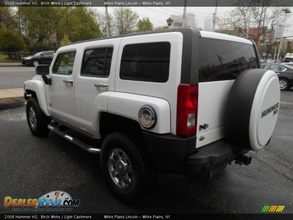 2008 Hummer H3 Birch White / Light Cashmere Photo #6
