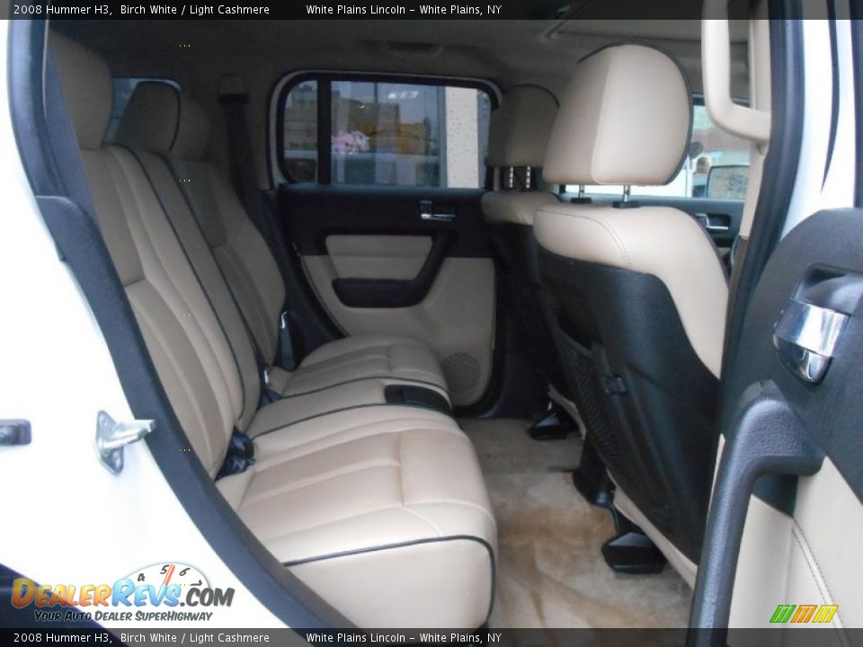 2008 Hummer H3 Birch White / Light Cashmere Photo #9