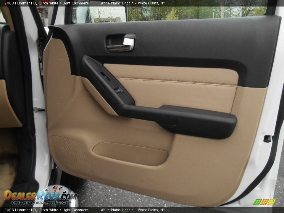 2008 Hummer H3 Birch White / Light Cashmere Photo #10