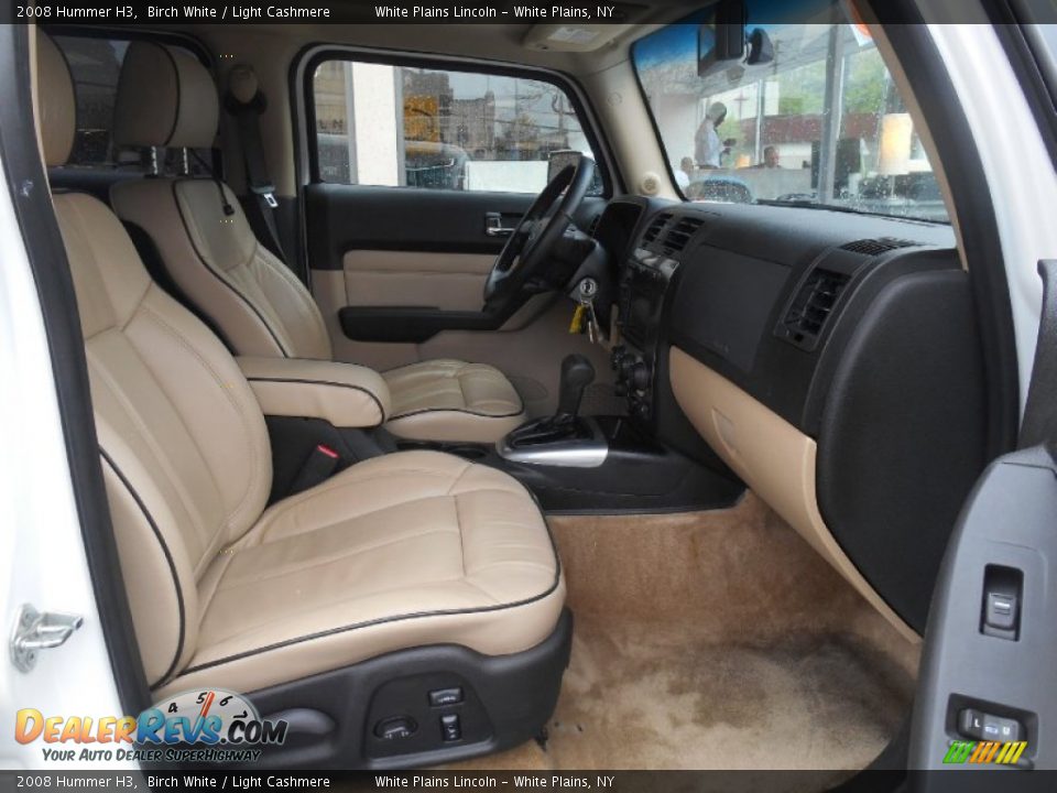 2008 Hummer H3 Birch White / Light Cashmere Photo #11
