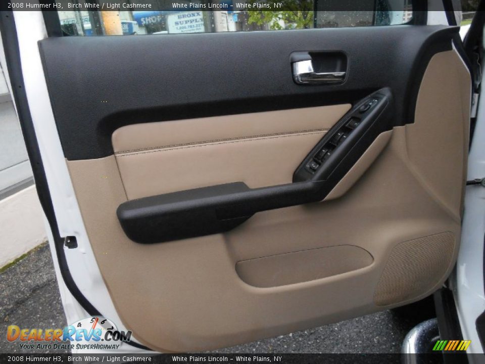 2008 Hummer H3 Birch White / Light Cashmere Photo #12