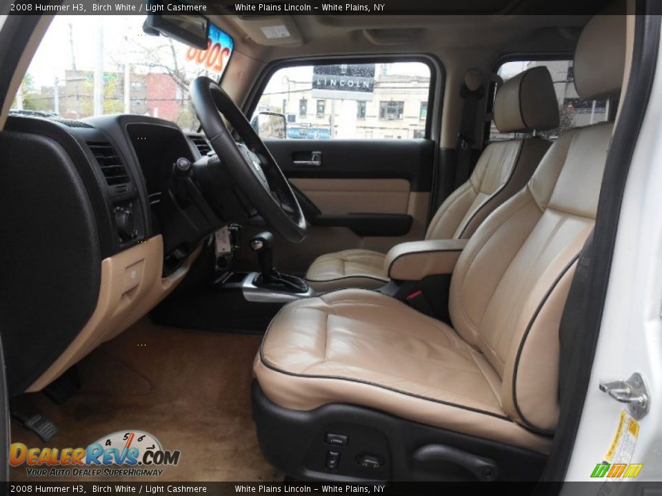 2008 Hummer H3 Birch White / Light Cashmere Photo #14